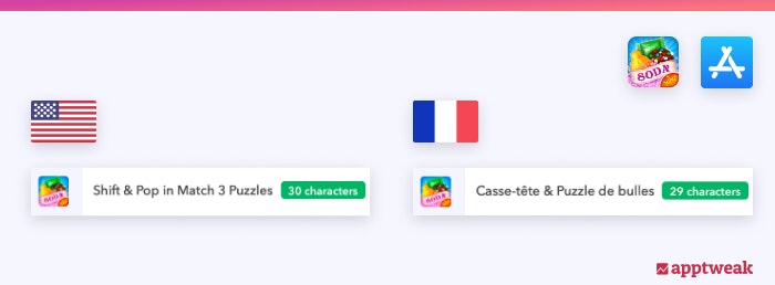 Translation of Candy Crush Soda Saga's title to French